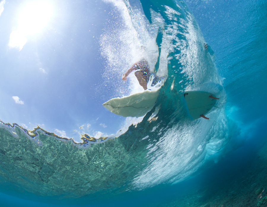 surfer in chicama peru