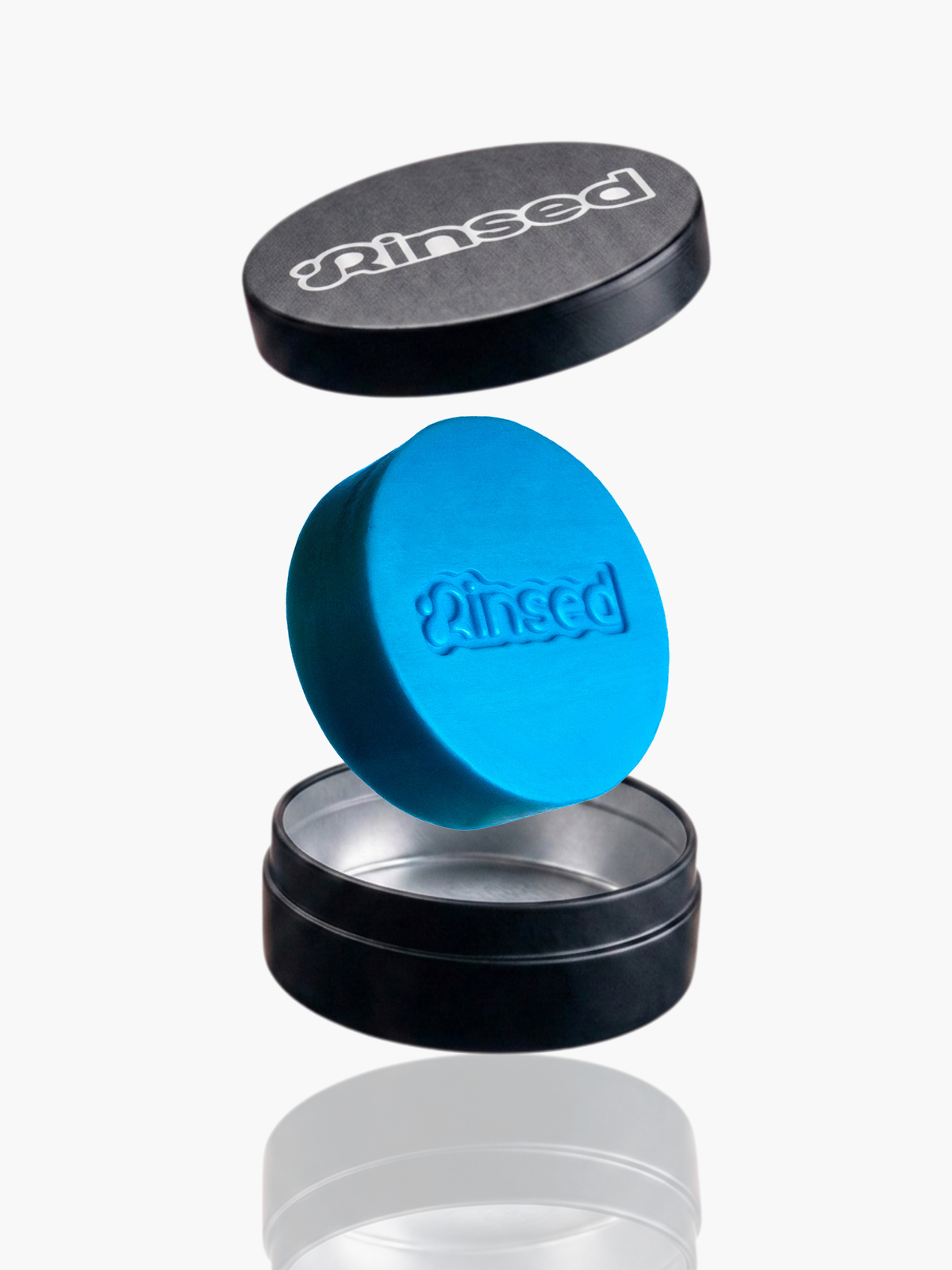 Rinsed bar in travel case