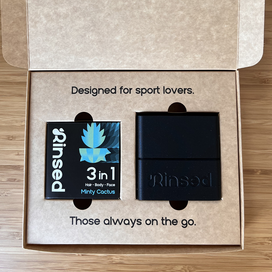 Minty Cactus bar + Rinsed™ case